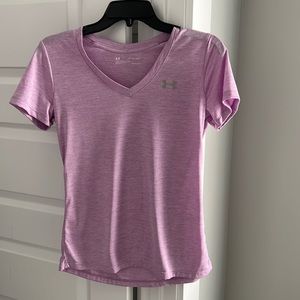 Under armor purple/pink dri-fit T-shirt